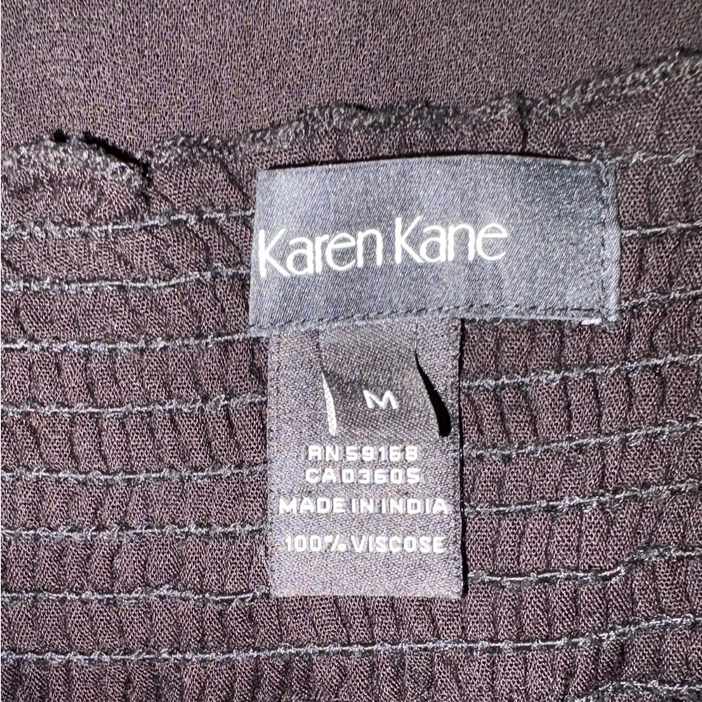 Karen Kane Black Strapless Cocktail Sundress - Picture 4 of 6